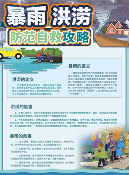 暴雨洪涝防范自救攻略
